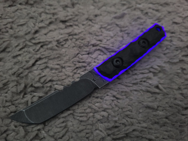 Load image into Gallery viewer, Z-Wear Mini American Samurai V1 (Carbon Fiber w/ Purple Glow)
