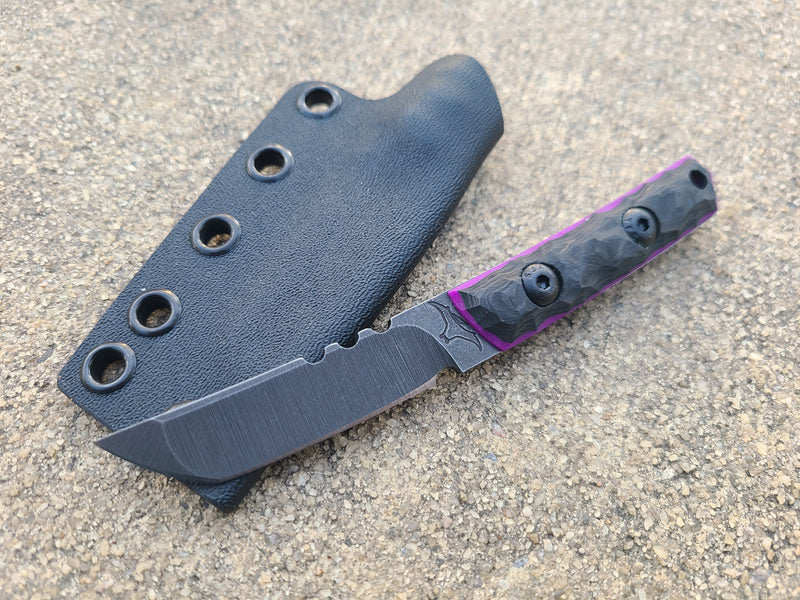 Load image into Gallery viewer, Z-Wear Mini American Samurai V1 (Carbon Fiber w/ Purple Glow)
