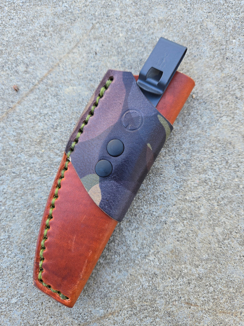 Load image into Gallery viewer, Redeemed Creations Leather Sheath (Mid-Size Raptor)
