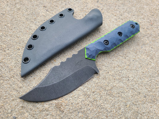 MagnaCut Full Sized Bowie (Slate w/ Lime Green)