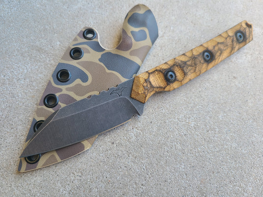 MagnaCut Full Sized WLP (Burnt Natural Micarta)