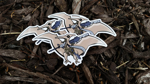 Tactical Pterodactyl Sticker