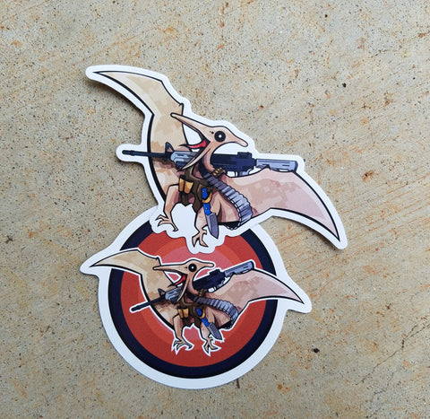 Tactical Pterodactyl Sticker Pack