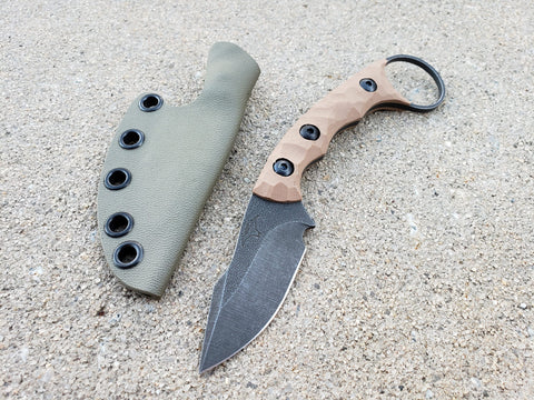 CPM D2 Ringed Scalpel (Coyote Brown)