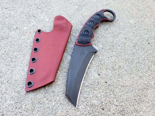 CRUWEAR Karambit (Black w/ Red)