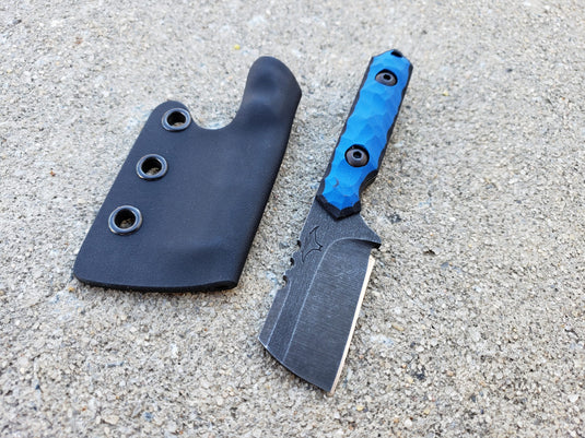 CRUWEAR Mini Cleaver (Blue w/ Black)