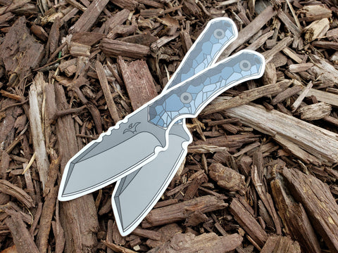 Tactical Pterodactyl Vinyl Knife Decal (Mid-Size Raptor)