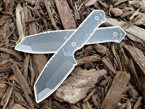 Tactical Pterodactyl Vinyl Knife Decal (Raptor)