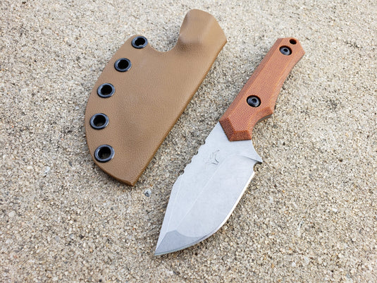 Nitro V Mid-Sized Tanto (Natural Micarta)