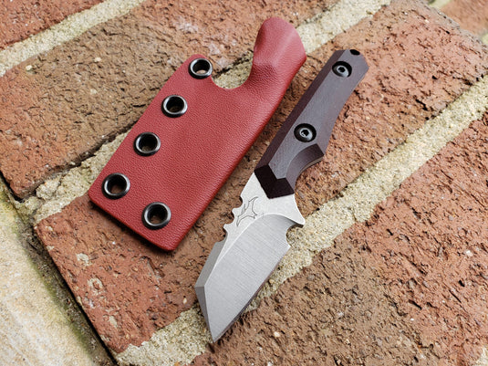 Nitro V Mini Raptor (Deep Red Micarta)