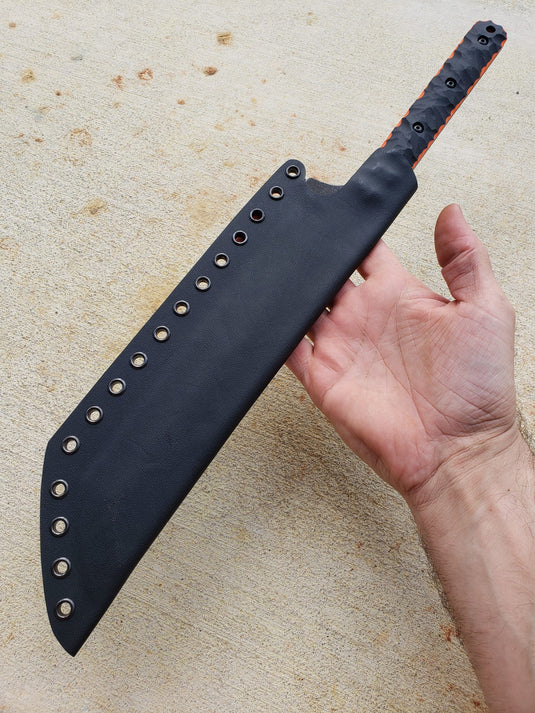 Zwear Short Sword (Black w/ Orange) – Tactical Pterodactyl Knives