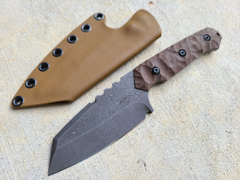 Cruwear Full Sized Raptor (Brown Canvas Micarta)