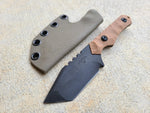 CRUWEAR Mid-Sized Tanto (Coyote Brown Blackout)