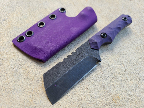 CRUWEAR Mid-Sized TactiCleaver (Purple)