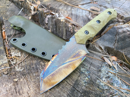 CPM M4 Raptor (OD Green Micarta - Galaxy)
