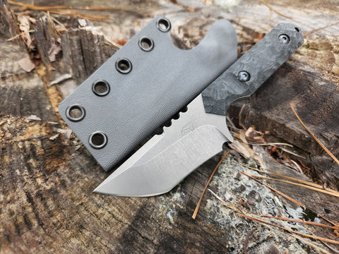 MagnaCut Mid-Sized Street Fighter (Black Micarta - Recurve)