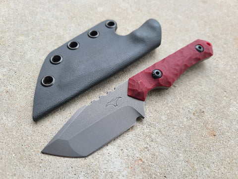 MagnaCut Mid-Sized Tanto (Deep Red)